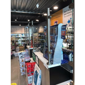 Glass Counter Screen