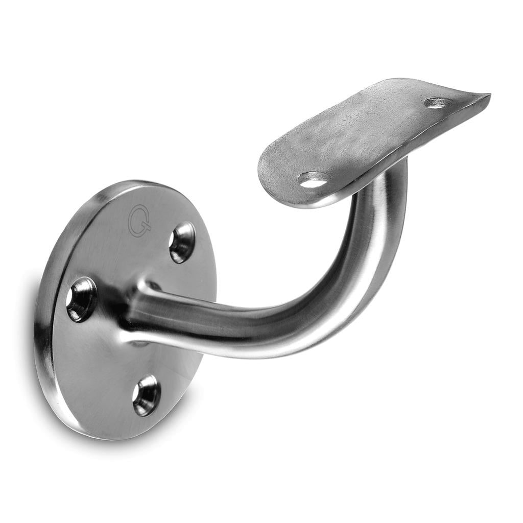 Round Stainless Steel handrail with flat end caps - Image 2